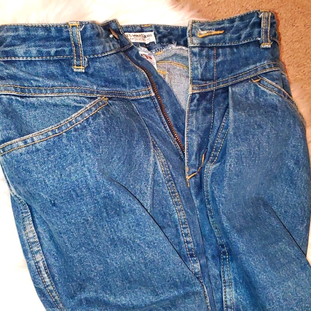 🎉HP 🎉*80s Vintage Georges Marciano Guess Jeans - Picture 7 of 8
